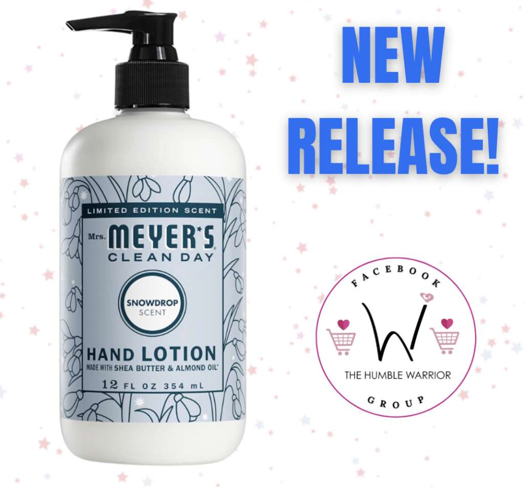 MRS. MEYER’S CLEAN DAY Hand Lotion Snowdrop Scent!